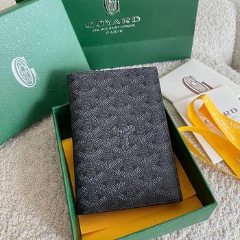 Goyard Grenelle Passport Cover Jet Black 2026 GY6103 (BI-260331118)