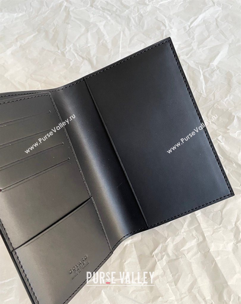 Goyard Grenelle Passport Cover Jet Black 2026 GY6103 (BI-260331118)