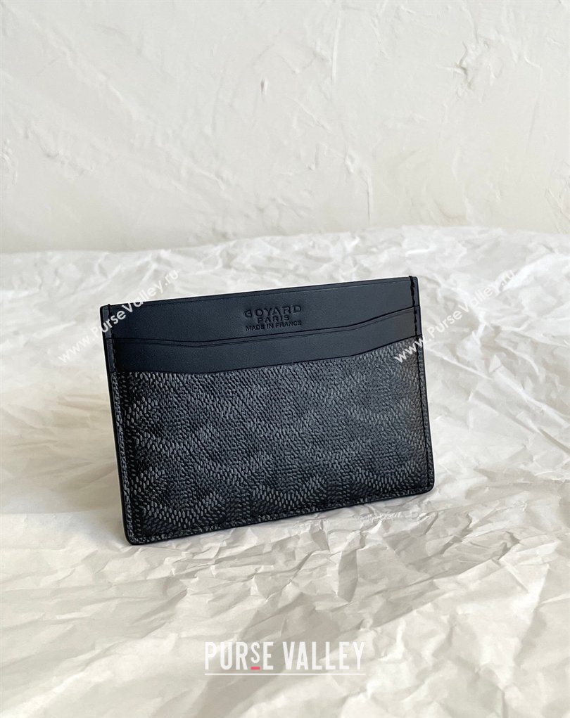 Goyard Saint-Sulpice Card Case Wallet Jet Black 2026 GY6030 (BI-260331120)