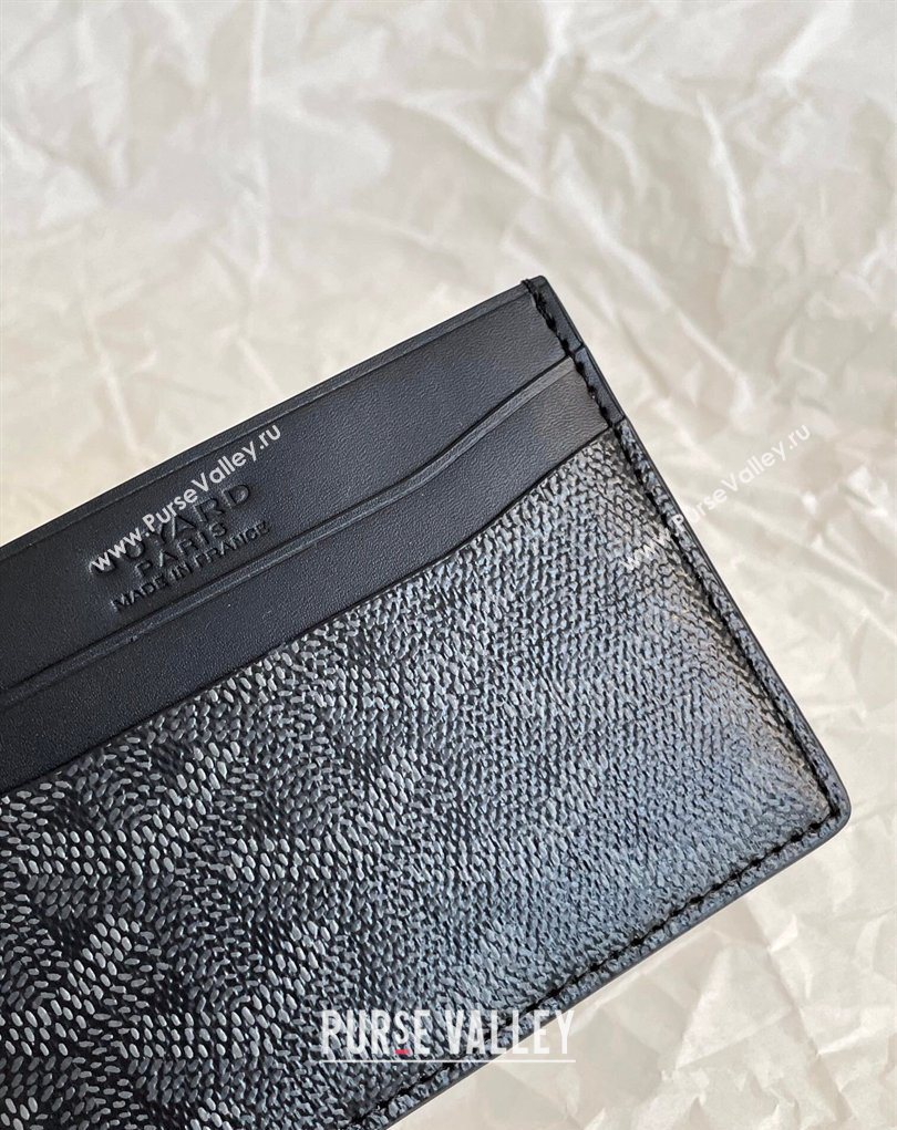 Goyard Saint-Sulpice Card Case Wallet Jet Black 2026 GY6030 (BI-260331120)