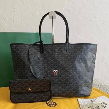 Goyard Saint Louis PM Tote Bag Jet Black 2026 0331 (BI-260331112)
