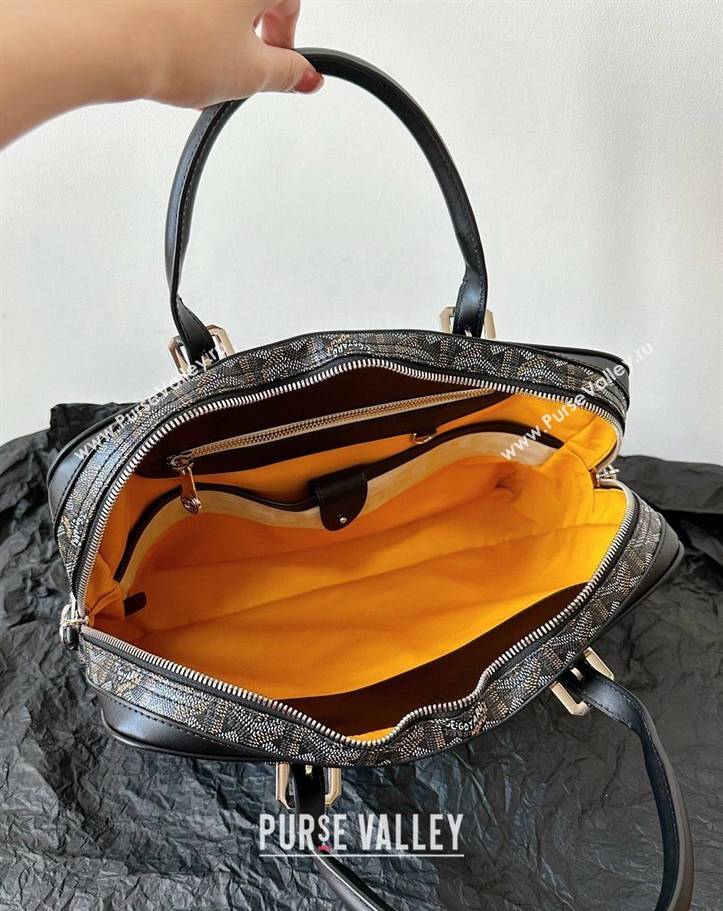 Goyard Ambassade MM Document Case Briefcase Black 2026 GY6027 (BI-260331114)