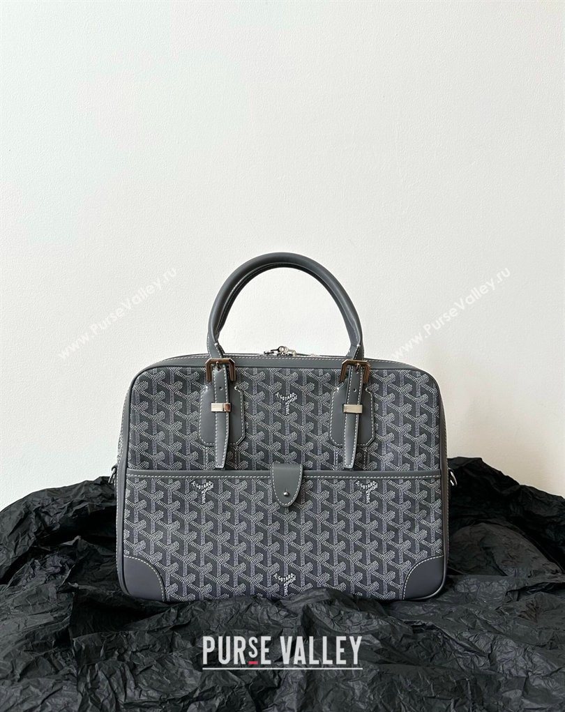 Goyard Ambassade MM Document Case Briefcase Grey 2026 GY6027 (BI-260331115)