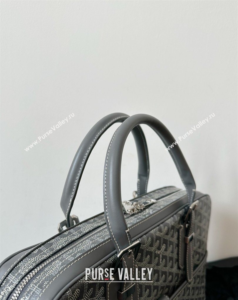 Goyard Ambassade MM Document Case Briefcase Grey 2026 GY6027 (BI-260331115)