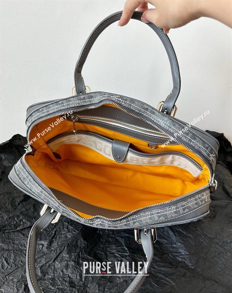 Goyard Ambassade MM Document Case Briefcase Grey 2026 GY6027 (BI-260331115)