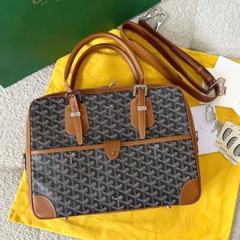 Goyard Ambassade MM Document Case Briefcase Brown 2026 GY6027 (BI-260331116)