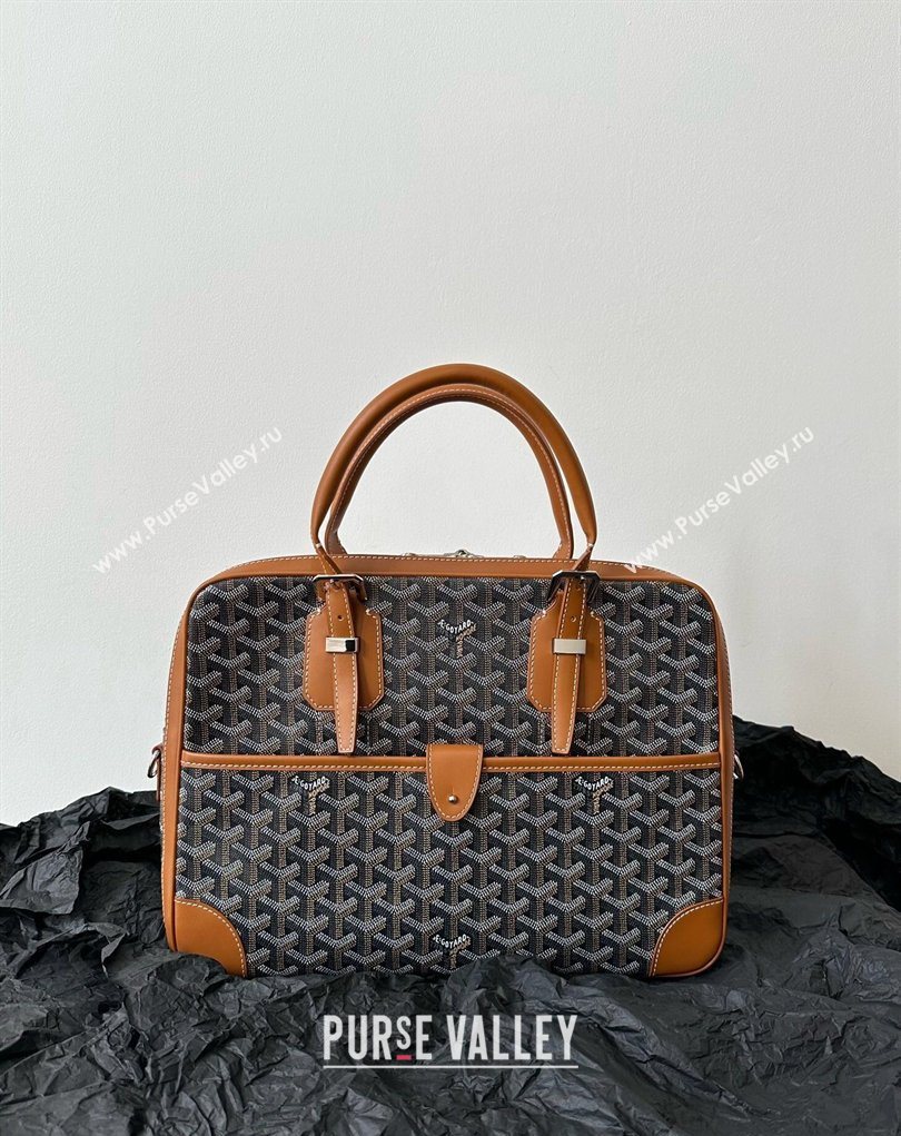 Goyard Ambassade MM Document Case Briefcase Brown 2026 GY6027 (BI-260331116)
