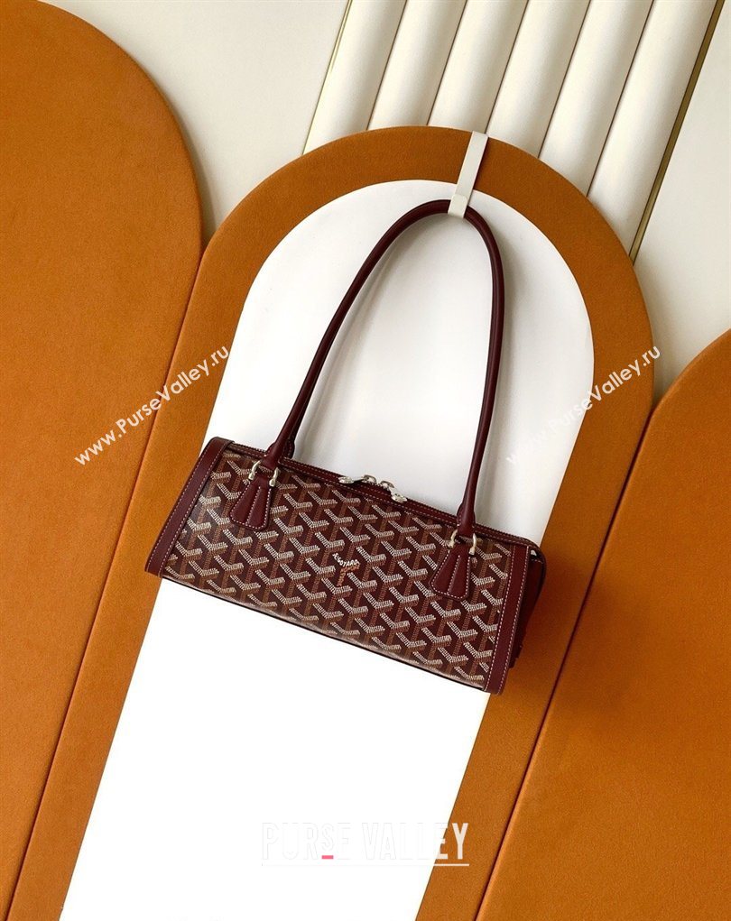 Goyard Bonbonniere Shoulder Bag Burgundy 2026 020223 (SCAI-260331016)