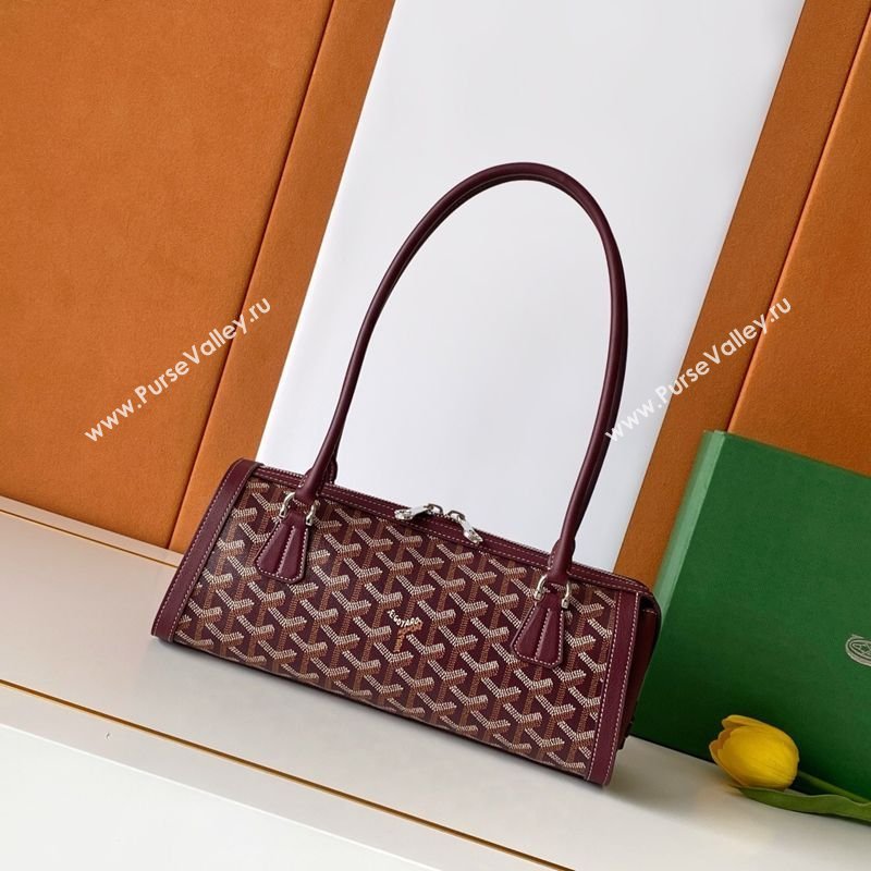 Goyard Bonbonniere Shoulder Bag Burgundy 2026 020223 (SCAI-260331016)
