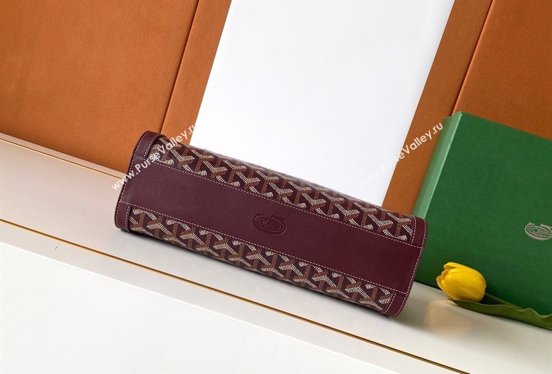 Goyard Bonbonniere Shoulder Bag Burgundy 2026 020223 (SCAI-260331016)