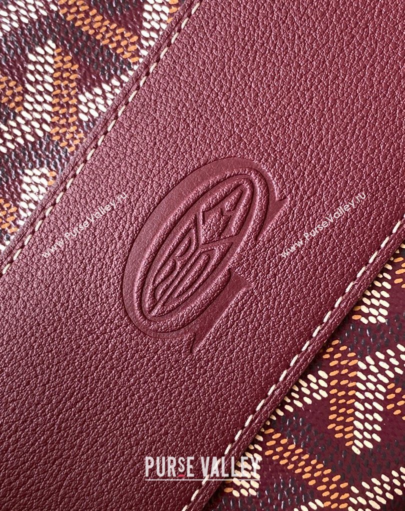 Goyard Bonbonniere Shoulder Bag Burgundy 2026 020223 (SCAI-260331016)
