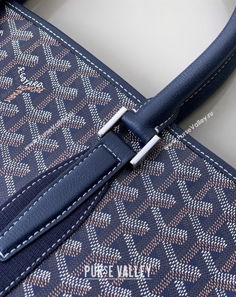 Goyard Morvan Document Case Top Handle Bag Navy Blue 2026 GY8066 (SCAI-260331002)