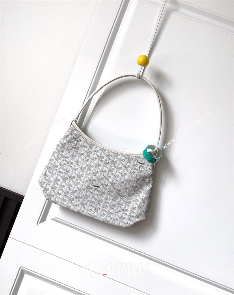 Goyard Boheme Hobo Mini Bag White 2026 020222 (SCAI-260331025)