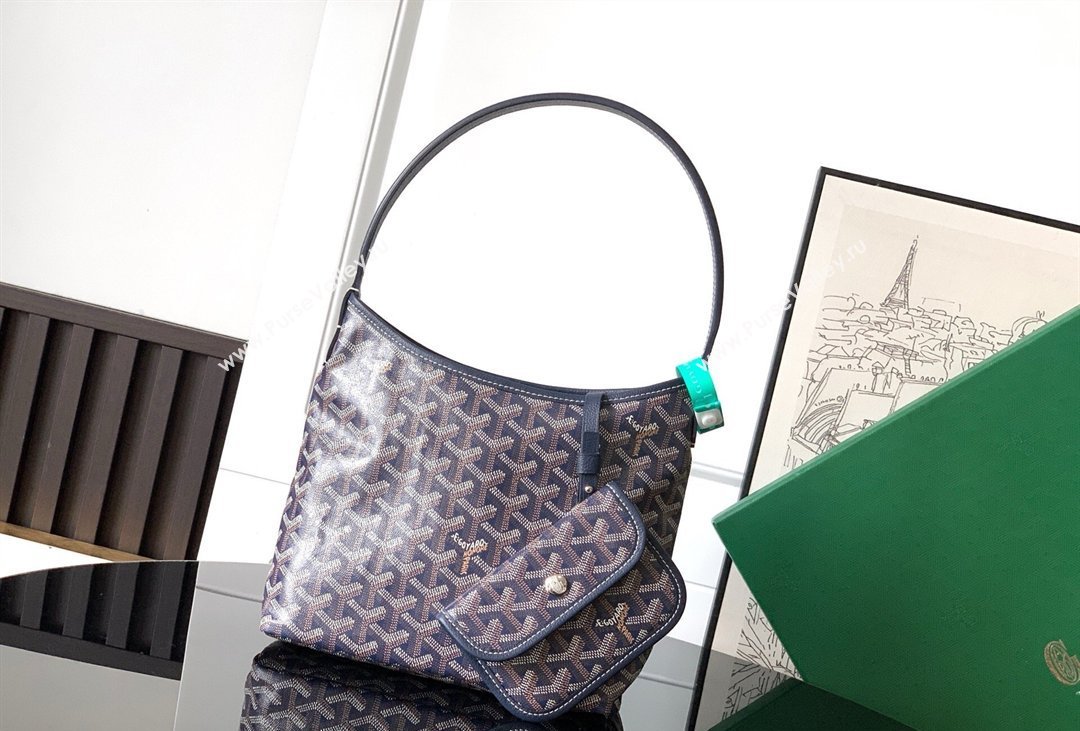 Goyard Boheme Hobo Mini Bag Navy Blue 2026 020222 (SCAI-260331027)