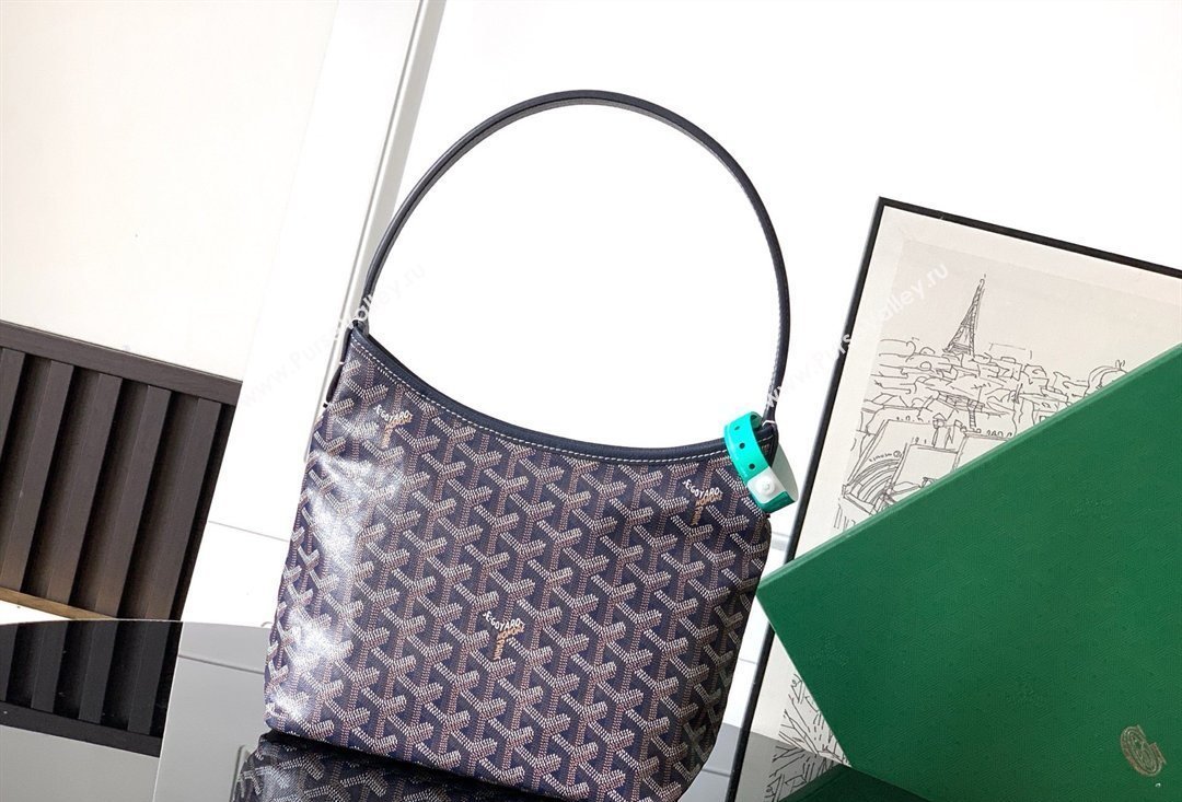 Goyard Boheme Hobo Mini Bag Navy Blue 2026 020222 (SCAI-260331027)