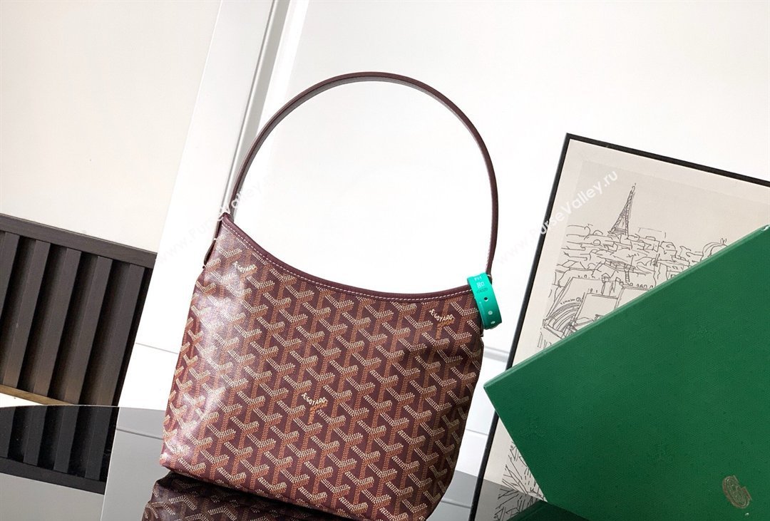 Goyard Boheme Hobo Mini Bag Burgundy 2026 020222 (SCAI-260331028)