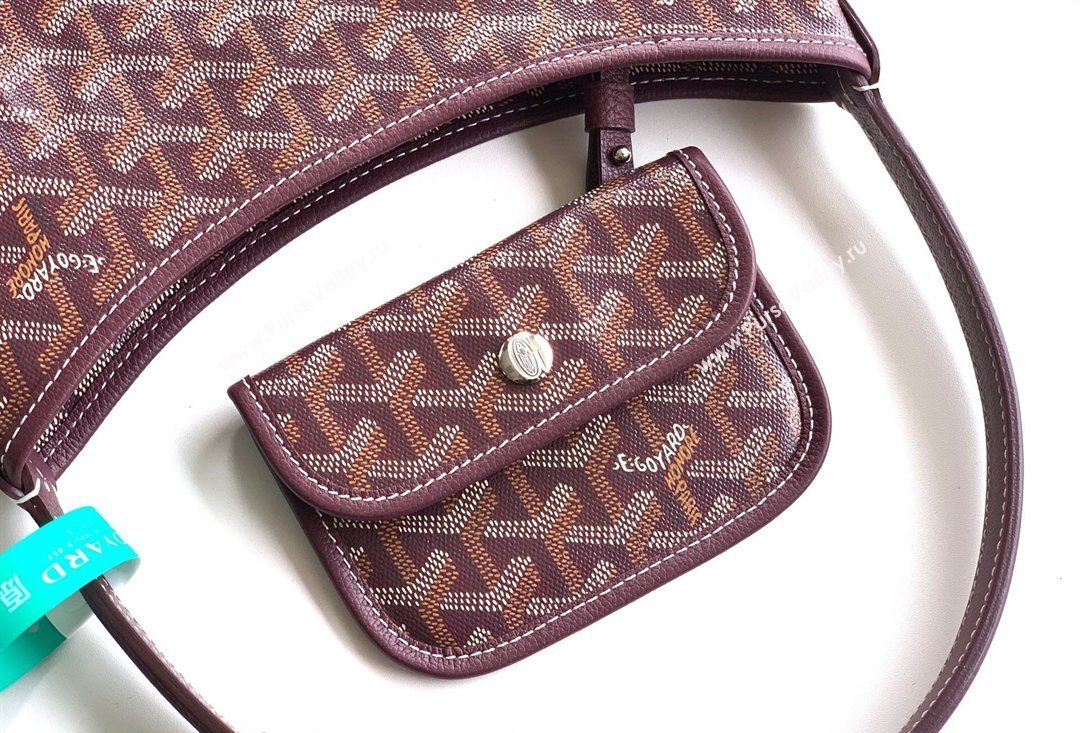 Goyard Boheme Hobo Mini Bag Burgundy 2026 020222 (SCAI-260331028)