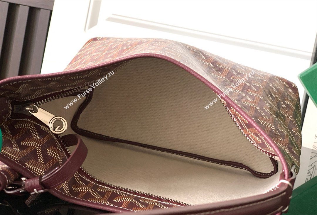 Goyard Boheme Hobo Mini Bag Burgundy 2026 020222 (SCAI-260331028)