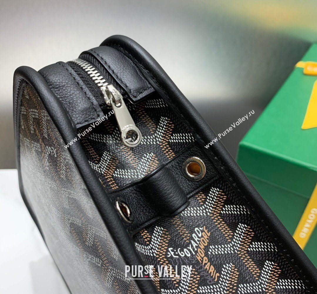 Goyard Jouvence MM Toiletry Clutch Bag Black 2026 020207 (SCAI-260331044)