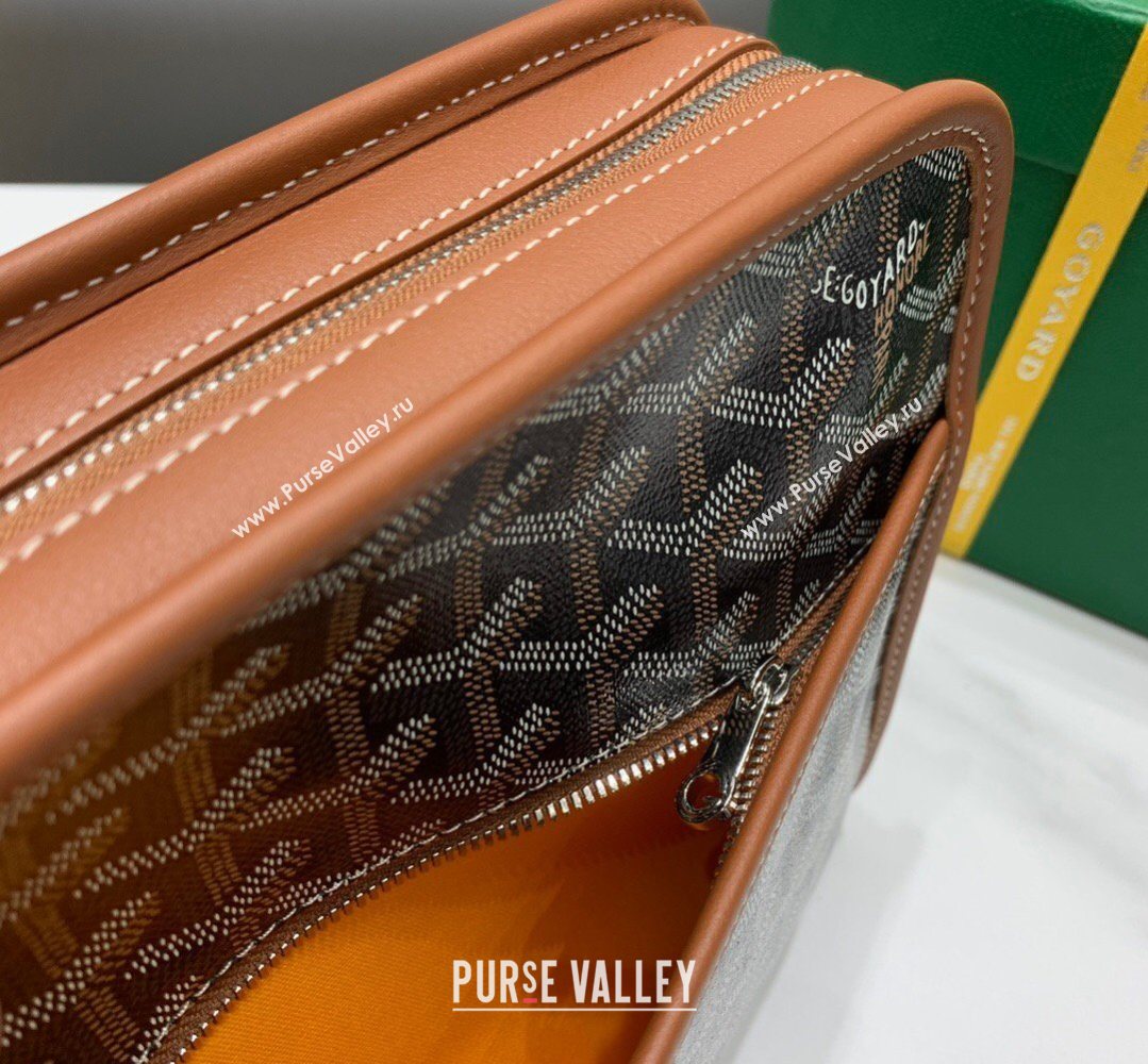 Goyard Jouvence MM Toiletry Clutch Bag Brown 2026 020207 (SCAI-260331045)