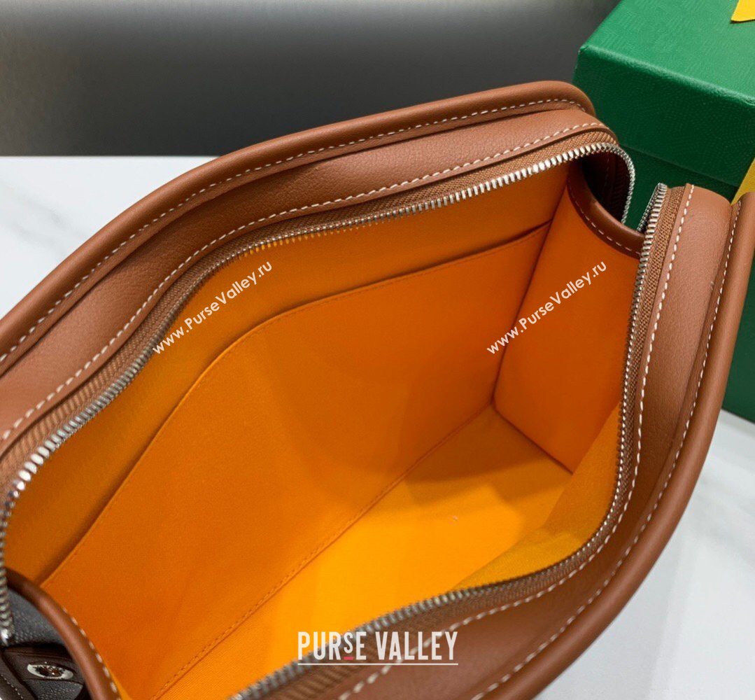 Goyard Jouvence MM Toiletry Clutch Bag Brown 2026 020207 (SCAI-260331045)