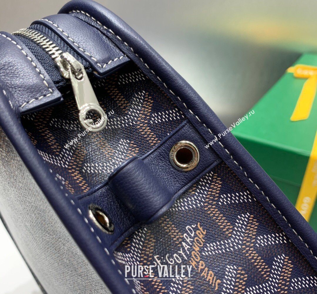 Goyard Jouvence MM Toiletry Clutch Bag Navy Blue 2026 020207 (SCAI-260331046)