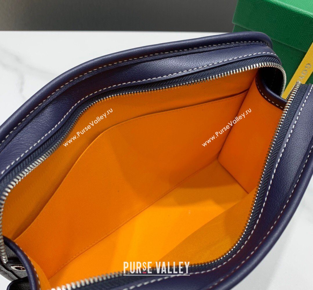 Goyard Jouvence MM Toiletry Clutch Bag Navy Blue 2026 020207 (SCAI-260331046)