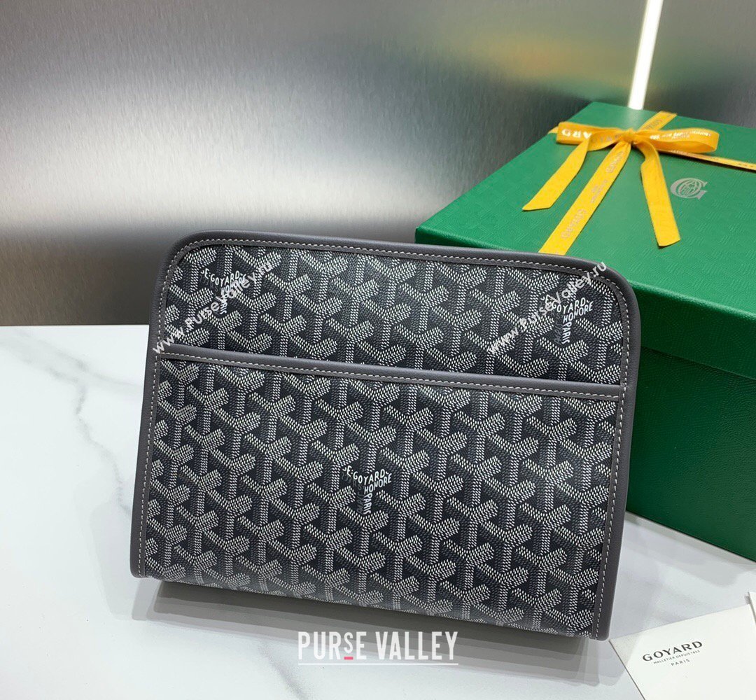 Goyard Jouvence MM Toiletry Clutch Bag Grey 2026 020207 (SCAI-260331047)