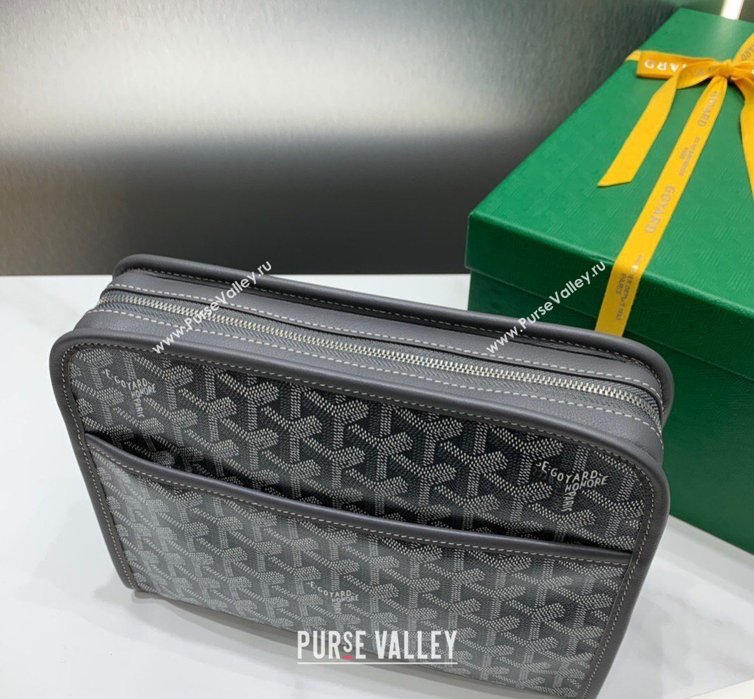Goyard Jouvence MM Toiletry Clutch Bag Grey 2026 020207 (SCAI-260331047)