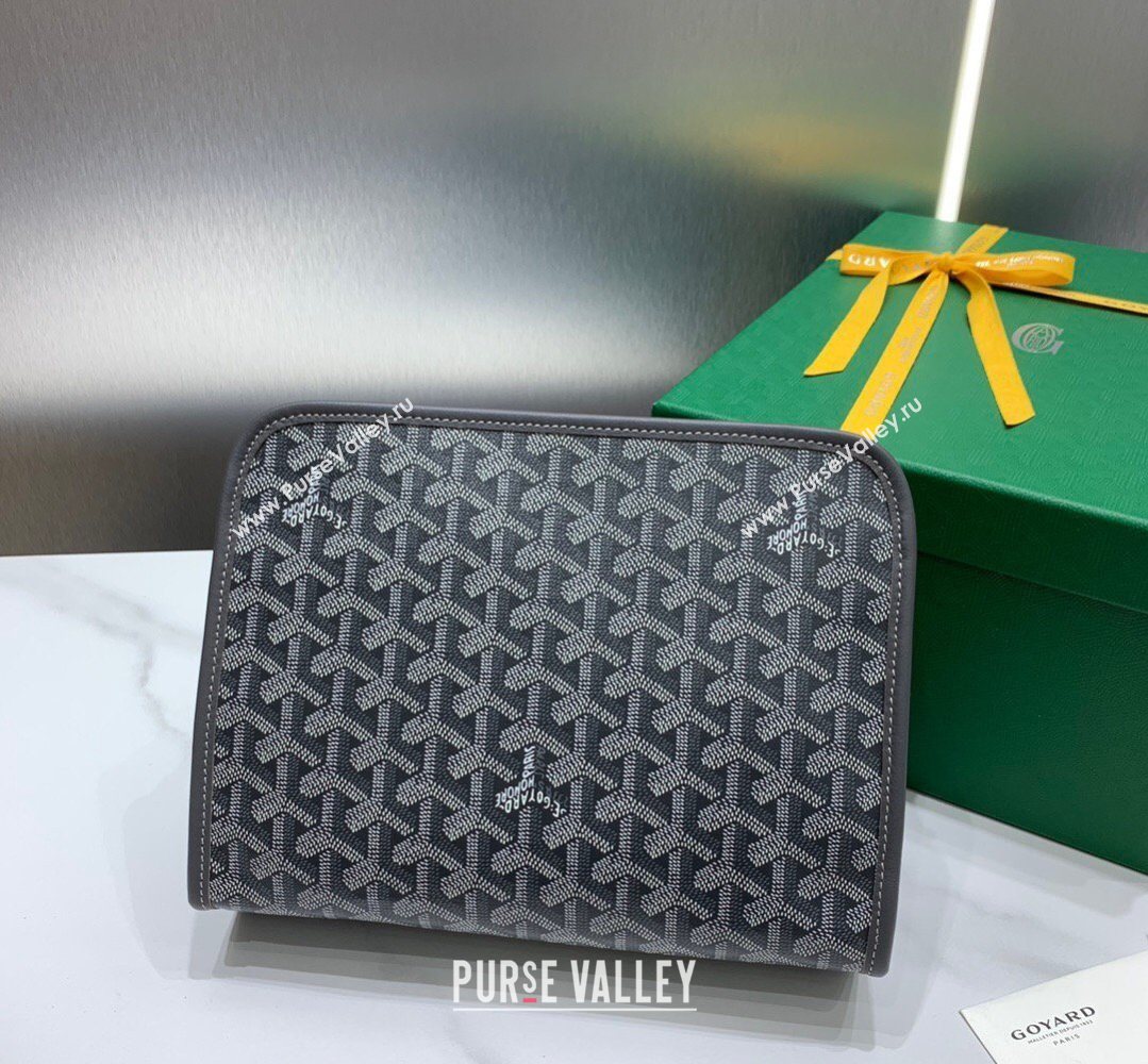 Goyard Jouvence MM Toiletry Clutch Bag Grey 2026 020207 (SCAI-260331047)