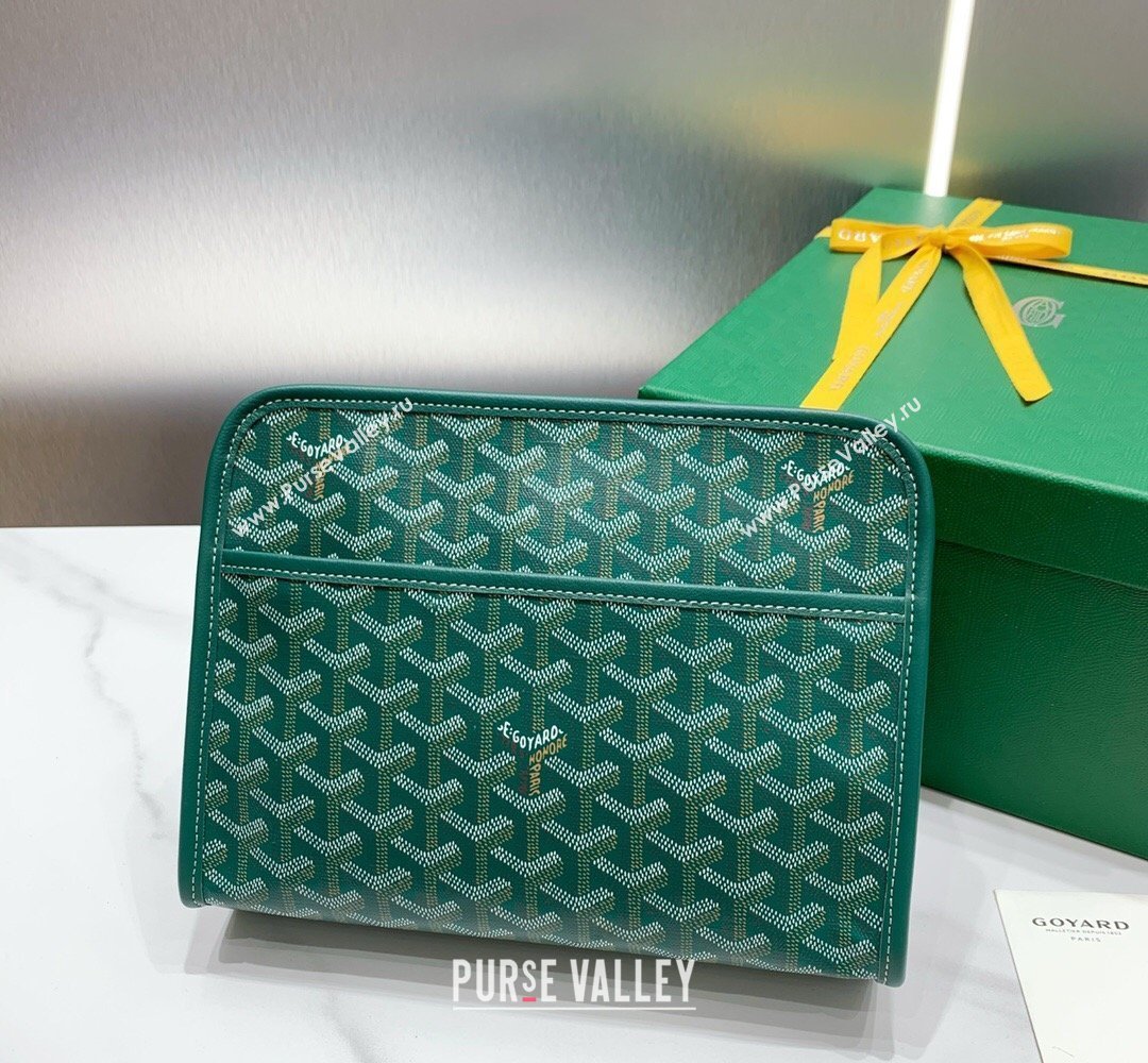 Goyard Jouvence MM Toiletry Clutch Bag Green 2026 020207 (SCAI-260331048)