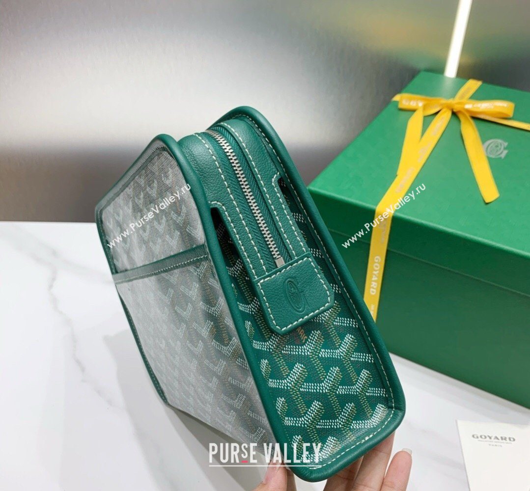 Goyard Jouvence MM Toiletry Clutch Bag Green 2026 020207 (SCAI-260331048)