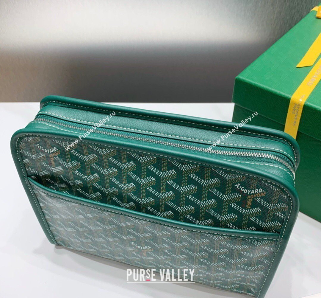 Goyard Jouvence MM Toiletry Clutch Bag Green 2026 020207 (SCAI-260331048)