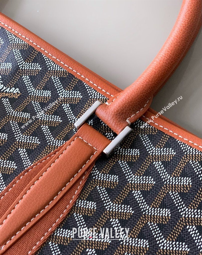 Goyard Morvan Document Case Top Handle Bag Brown 2026 GY8066 (SCAI-260331003)