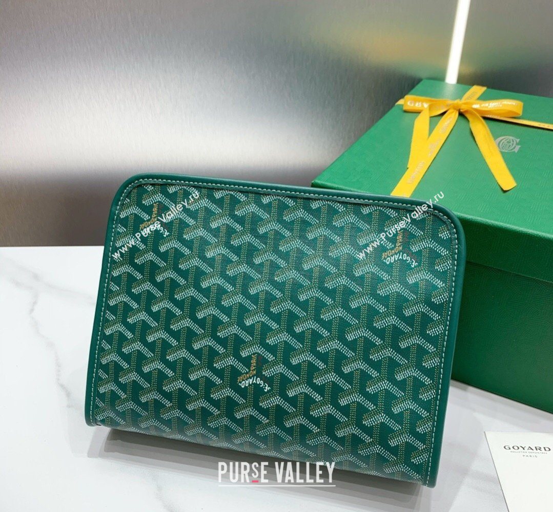 Goyard Jouvence MM Toiletry Clutch Bag Green 2026 020207 (SCAI-260331048)