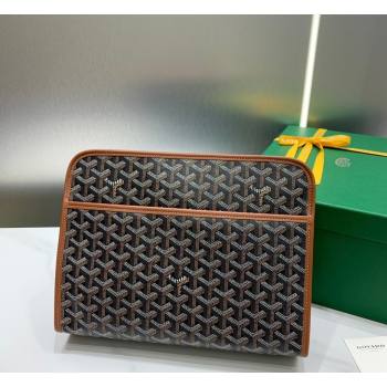 Goyard Jouvence GM Toiletry Clutch Bag Brown 2026 020208 (SCAI-260331049)