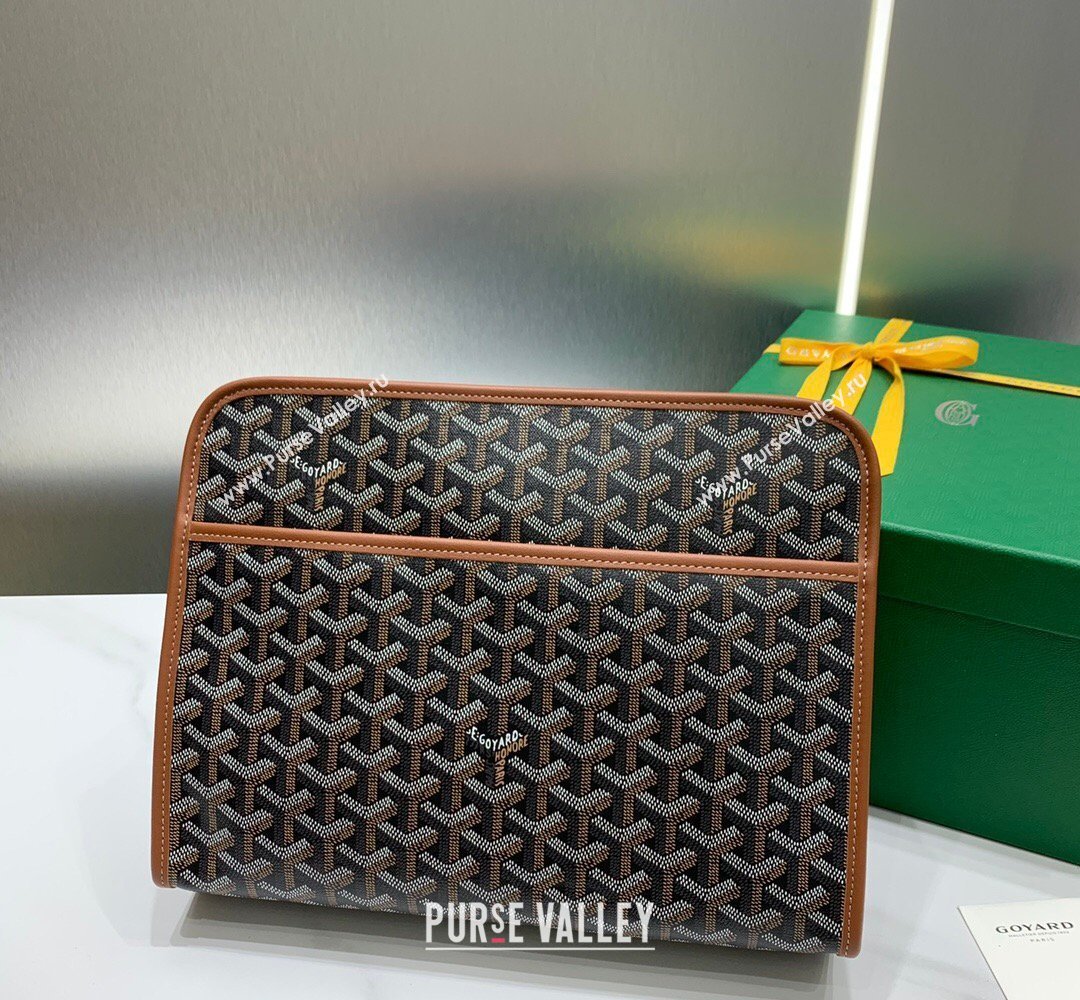 Goyard Jouvence GM Toiletry Clutch Bag Brown 2026 020208 (SCAI-260331049)