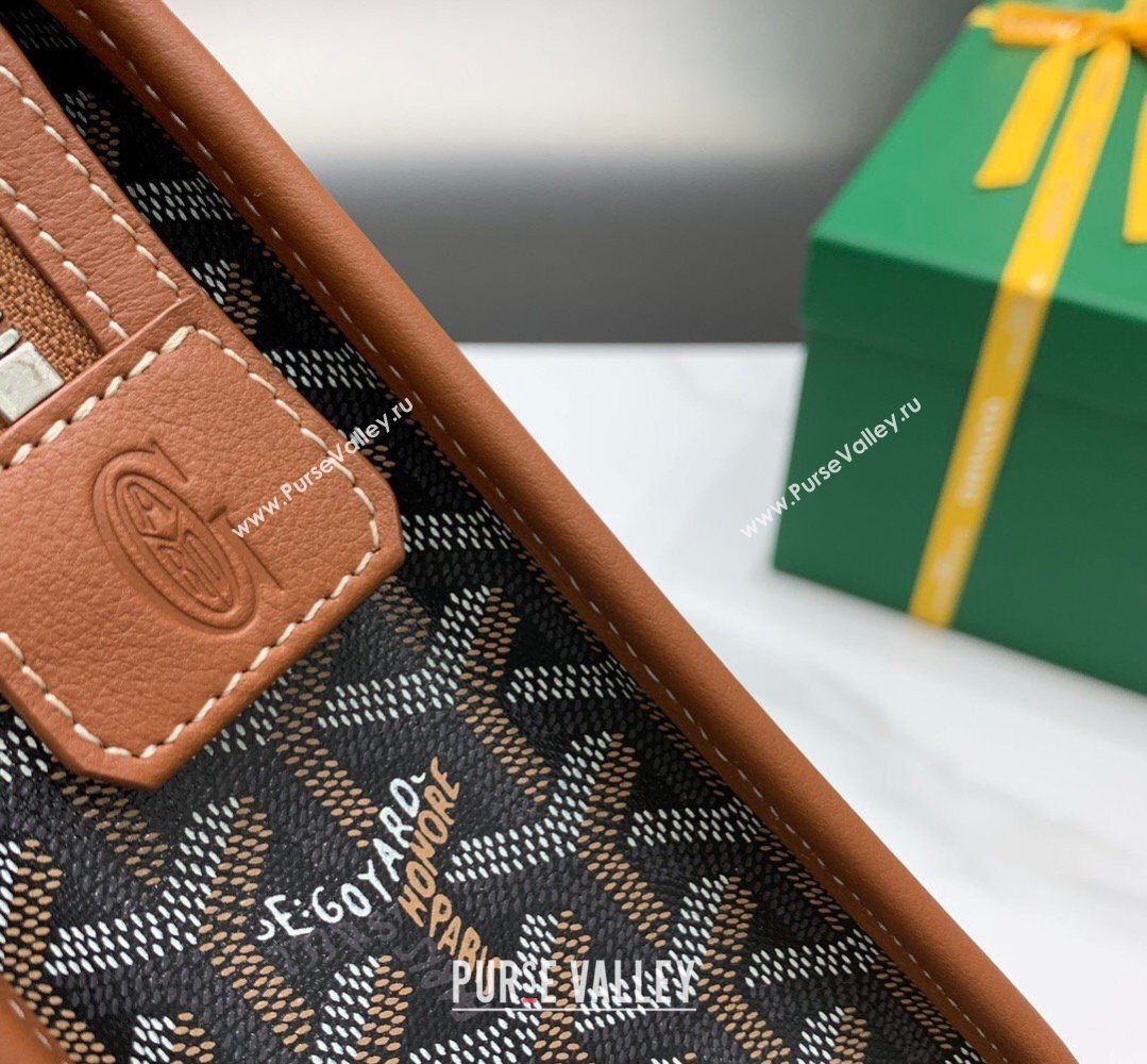 Goyard Jouvence GM Toiletry Clutch Bag Brown 2026 020208 (SCAI-260331049)