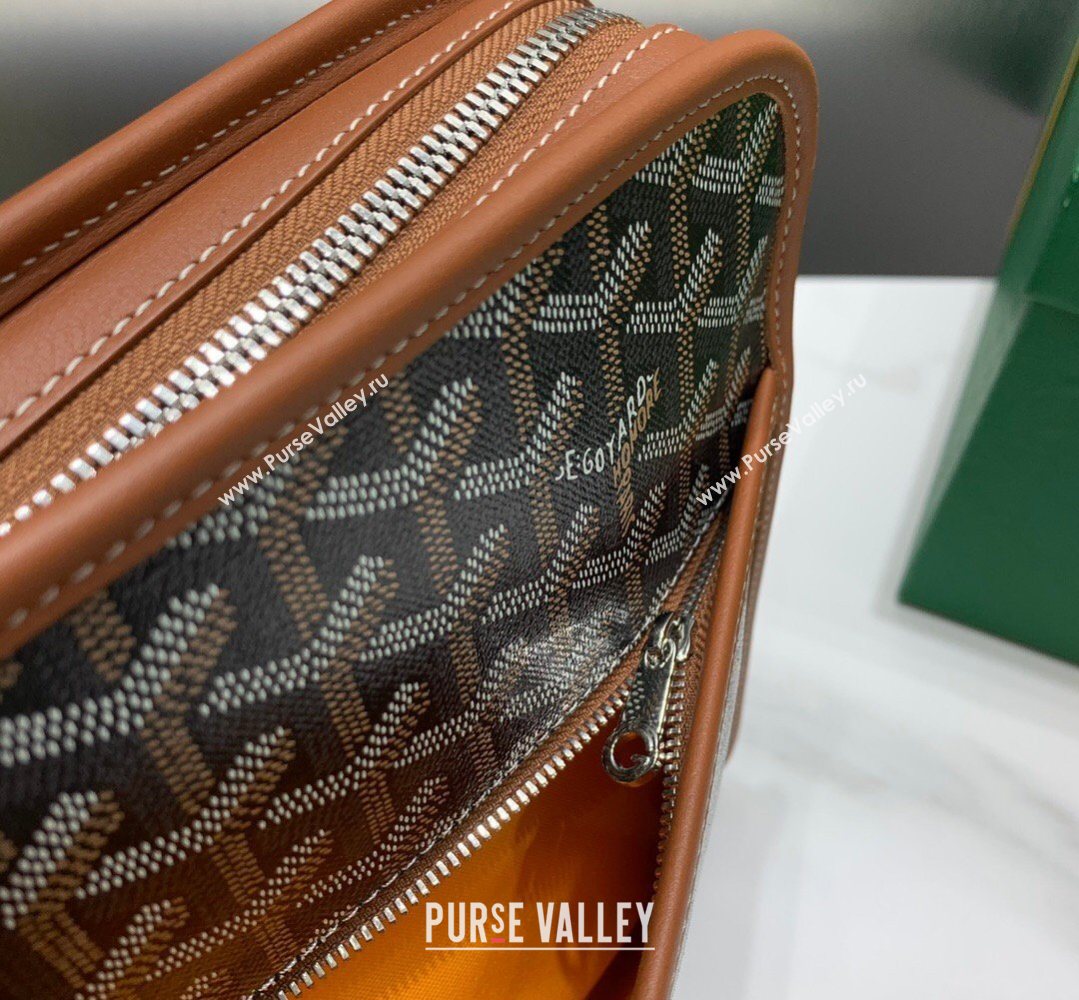 Goyard Jouvence GM Toiletry Clutch Bag Brown 2026 020208 (SCAI-260331049)