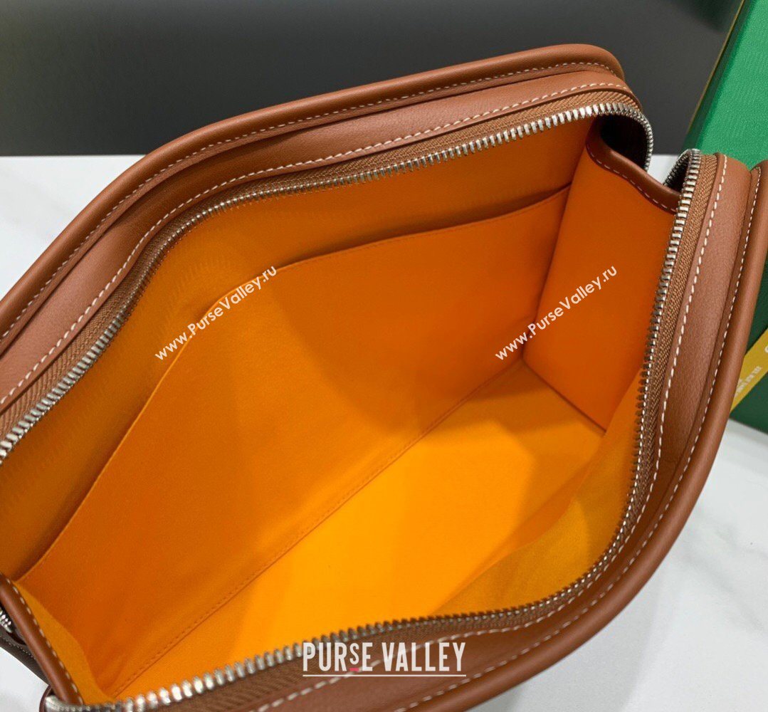 Goyard Jouvence GM Toiletry Clutch Bag Brown 2026 020208 (SCAI-260331049)