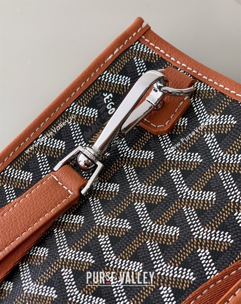 Goyard Morvan Document Case Top Handle Bag Brown 2026 GY8066 (SCAI-260331003)