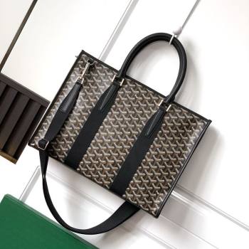 Goyard Morvan Document Case Top Handle Bag Black 2026 GY8066 (SCAI-260331001)