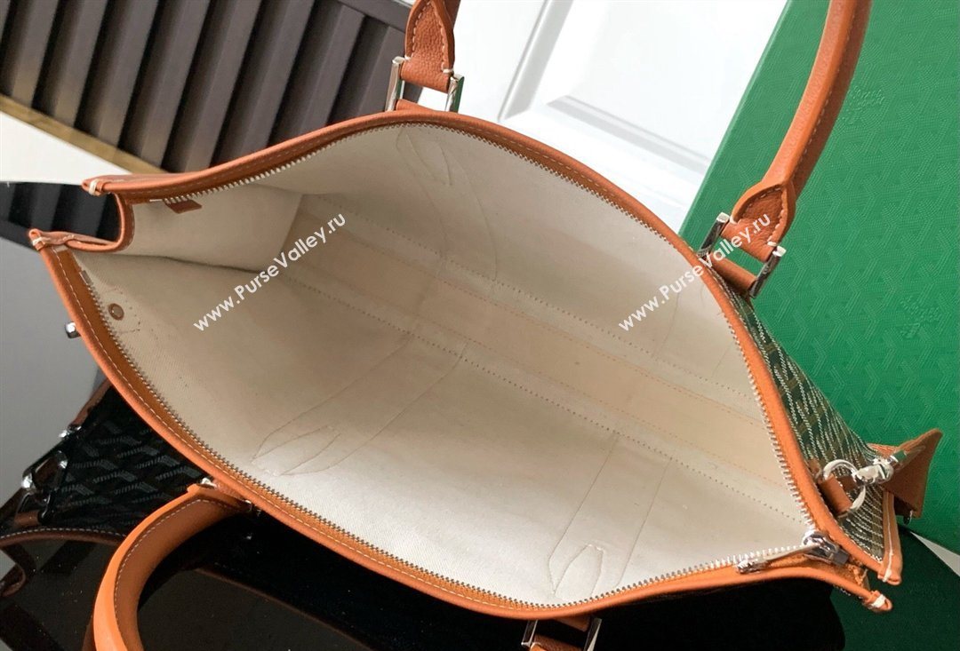 Goyard Morvan Document Case Top Handle Bag Brown 2026 GY8066 (SCAI-260331003)