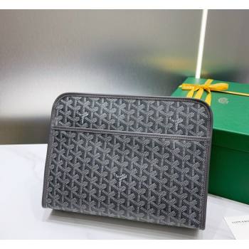 Goyard Jouvence GM Toiletry Clutch Bag Grey 2026 020208 (SCAI-260331052)