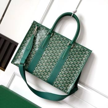 Goyard Morvan Document Case Top Handle Bag Green 2026 GY8066 (SCAI-260331004)