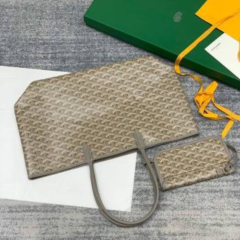 Goyard Saint Louis Claire-Voie PM Tote Bag Grey/Green 2026 GY8002 (SCAI-260331054)