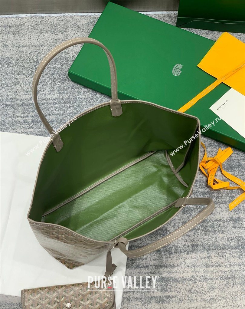 Goyard Saint Louis Claire-Voie PM Tote Bag Grey/Green 2026 GY8002 (SCAI-260331054)