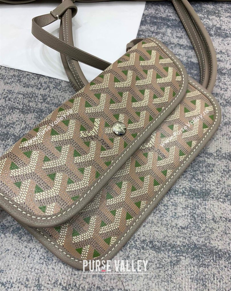 Goyard Saint Louis Claire-Voie PM Tote Bag Grey/Green 2026 GY8002 (SCAI-260331054)