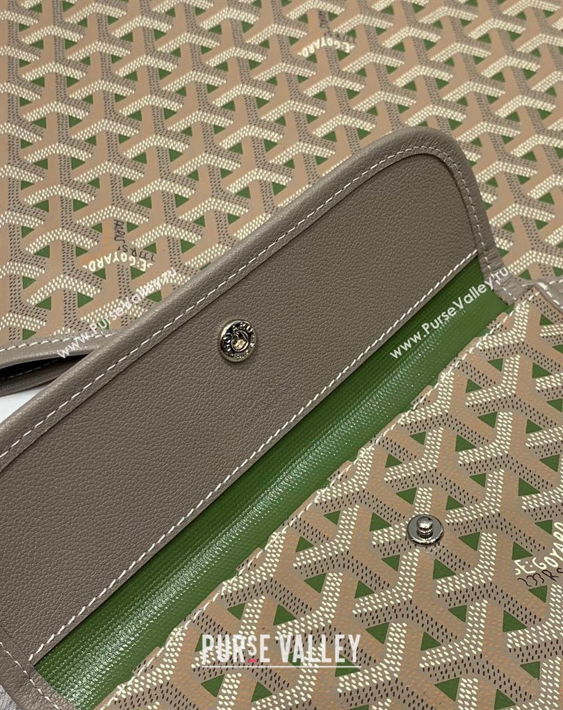 Goyard Saint Louis Claire-Voie PM Tote Bag Grey/Green 2026 GY8002 (SCAI-260331054)