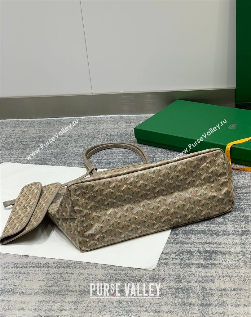 Goyard Saint Louis Claire-Voie PM Tote Bag Grey/Green 2026 GY8002 (SCAI-260331054)